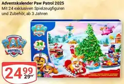 Globus Adventskalender Paw Patrol 2025 Angebot