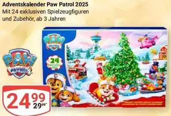 Globus Adventskalender Paw Patrol 2025 Angebot