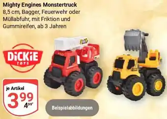 Globus Dickie Mighty Engines Monstertruck Angebot