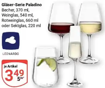 Globus LEONARDO Gläser-Serie Paladino Angebot