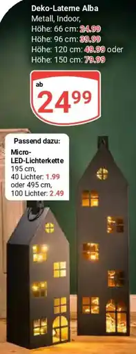 Globus Deko-Laterne Alba Angebot