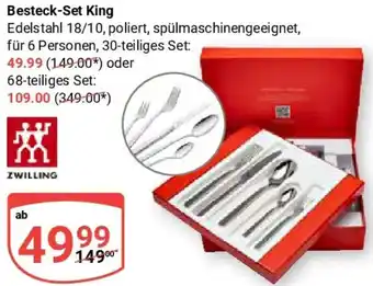 Globus ZWILLING Besteck-Set King Angebot