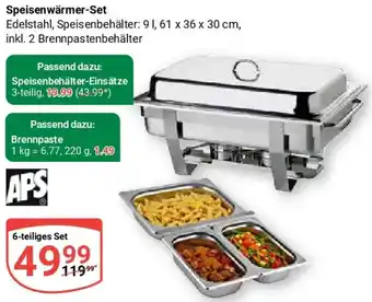 Globus APS Speisenwärmer-Set Angebot