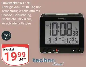 Globus Techno line Funkwecker WT 195 Angebot