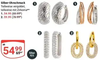 Globus Silber-Ohrschmuck Angebot