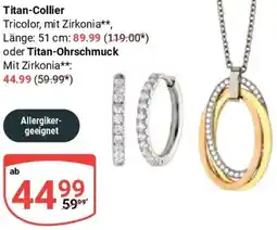 Globus Titan-Collier oder Titan-Ohrschmuck Angebot