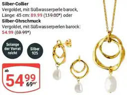 Globus Silber-Collier oder Silber-Ohrschmuck Angebot