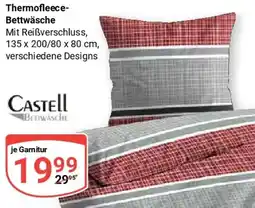 Globus Castell Thermofleece Bettwäsche Angebot