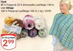Globus Fjord oder Mirage Angebot