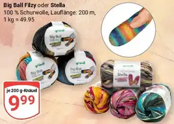 Globus Big Ball Filzy oder Stella Angebot