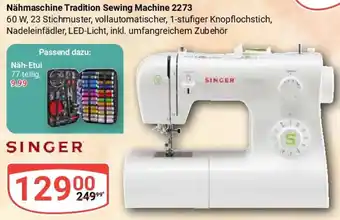 Globus SINGER Nähmaschine Tradition Sewing Machine 2273 Angebot