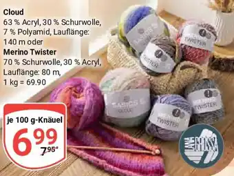 Globus Cloud oder Merino Twister Angebot