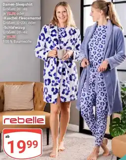 Globus Rebelle Damen-Sleepshirt oder Kuschel-Fleecemantel Angebot