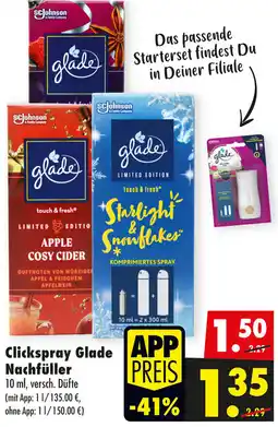 Mäc Geiz Clickspray Glade Nachfüller Angebot