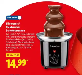 Lidl Silvercrest elektrischer schokobrunnen Angebot