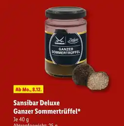 Lidl Sansibar deluxe ganzer sommertrüffel Angebot