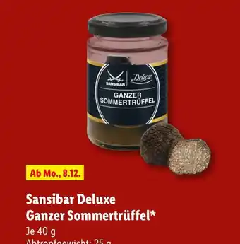 Lidl Sansibar deluxe ganzer sommertrüffel Angebot