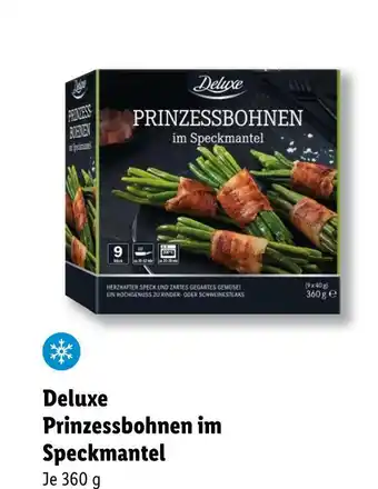 Lidl Deluxe prinzessbohnen im speckmantel Angebot