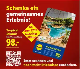 Lidl Tropical islands Angebot