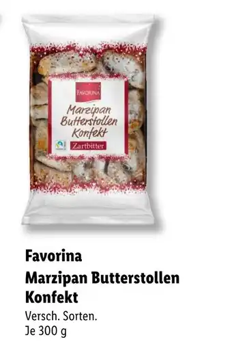 Lidl Favorina marzipan butterstollen konfekt Angebot