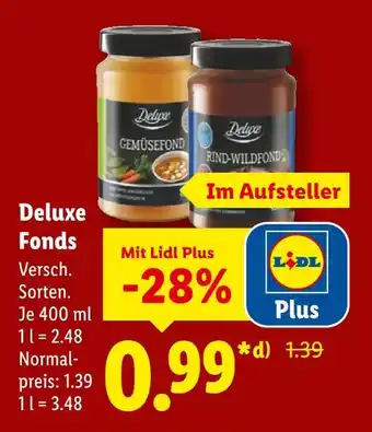 Lidl Deluxe gemüsefond Angebot
