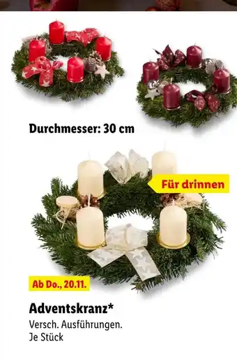 Lidl Adventskranz Angebot