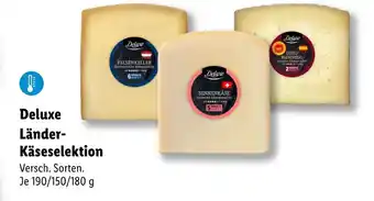 Lidl Deluxe länder-käseselektion Angebot