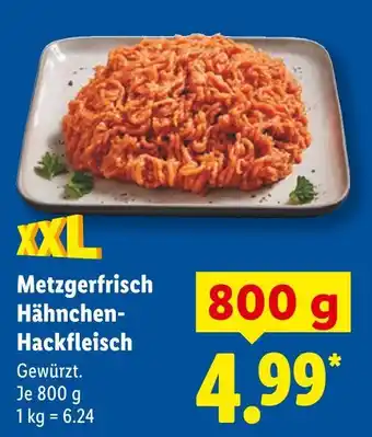 Lidl Metzgerfrisch hähnchen-hackfleisch Angebot