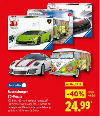 Lidl Ravensburger 3d-puzzle Angebot