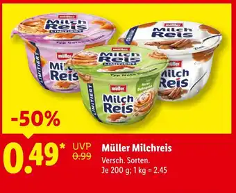 Lidl Müller milchreis Angebot