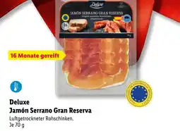 Lidl Deluxe jamón serrano gran reserva Angebot