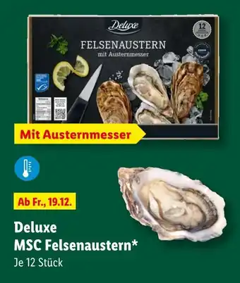 Lidl Deluxe msc felsenaustern Angebot