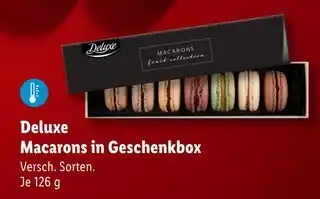 Lidl Deluxe macarons in geschenkbox Angebot