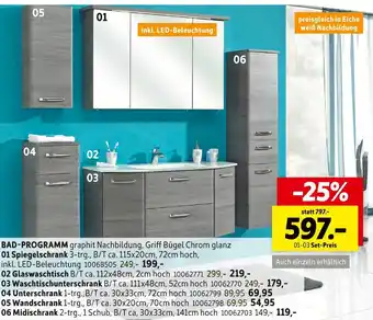 SCONTO Spiegelschrank Angebot