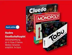 Lidl Hasbro cluedo Angebot