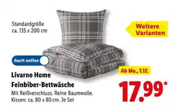 Lidl Livarno home feinbiber-bettwäsche Angebot