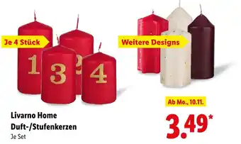Lidl Livarno home duft-/stufenkerzen Angebot