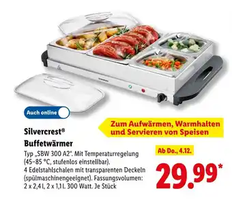Lidl Silvercrest buffetwärmer Angebot