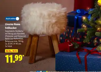 Lidl Livarno home fellhocker Angebot