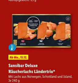 Lidl Sansibar deluxe räucherlachs ländertrio Angebot
