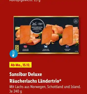Lidl Sansibar deluxe räucherlachs ländertrio Angebot