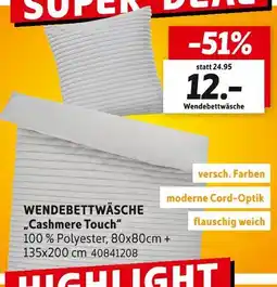 SCONTO Wendebettwäsche cashmere touch Angebot