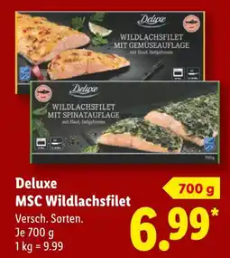 Lidl Deluxe msc wildlachsfilet mit gemüseauflage Angebot
