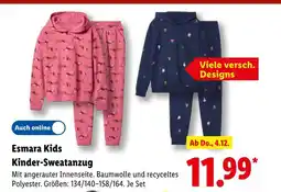 Lidl Esmara kids kinder-sweatanzug Angebot