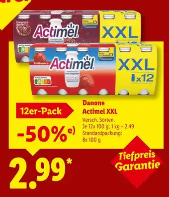 Lidl Danone actimel xxl granatapfel Angebot