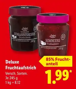 Lidl Deluxe schwarze johannisbeere fruchtaufstrich Angebot