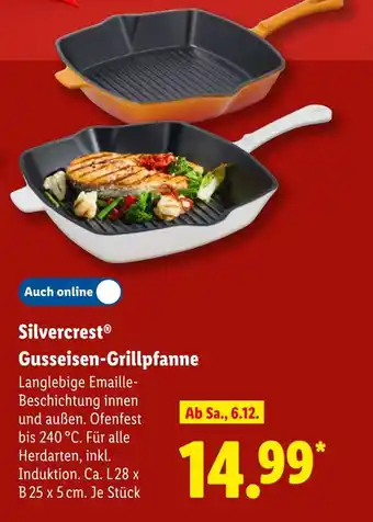 Lidl Silvercrest gusseisen-grillpfanne Angebot