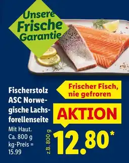 Lidl Fischerstolz asc norwegische lachsforellenseite Angebot