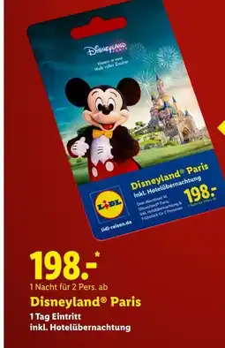 Lidl Disneyland paris Angebot