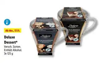 Lidl Deluxe dessert Angebot